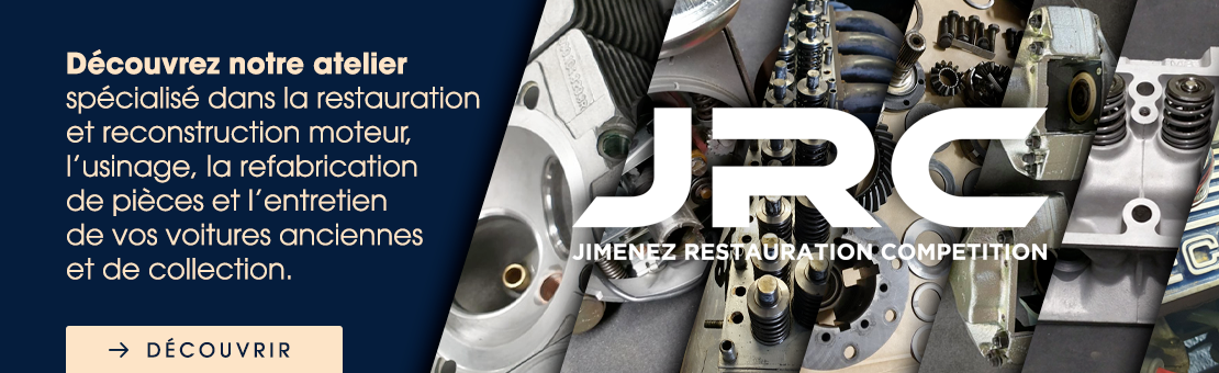 Atelier JRC, restauration et reconstruction moteur, usinage, refabrication de pièce et entretien de voitures anciennes et de collection